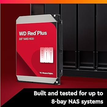 Amazon.com: Western Digital 8TB WD Red Plus NAS Internal Hard
