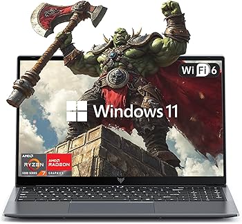 Amazon.com: KAIGERR Laptop Computer AMD Ryzen 7 5700U Windows