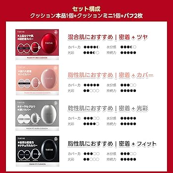 Amazon | 【Amazon.co.jp限定】[TIRTIR] MASK FIT CUSHION SET