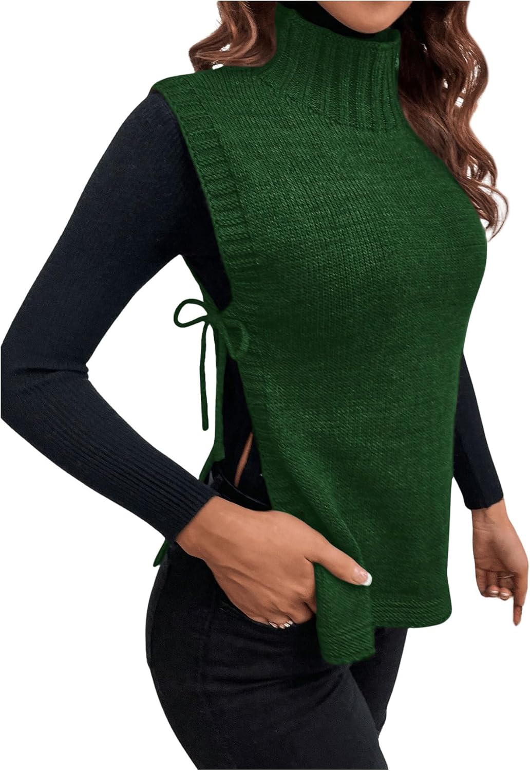 CULLNI Turtleneck Military Knit Vest 【公式通販】