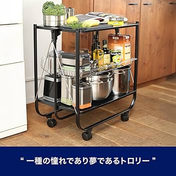Amazon.co.jp: ダルトン(Dulton) フォールディングトローリー シルバー