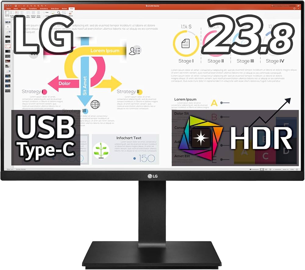 Amazon.co.jp: LG フレームレス モニター ディスプレイ 24QP750-B 23.8