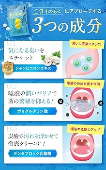 Amazon.co.jp: CANOW 【公式】ブレモ Bremo 30粒 口臭 タブレット
