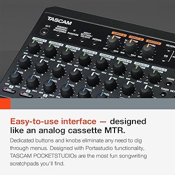 Amazon.com: TASCAM DP-008EX 8-Track Digital Pocketstudio