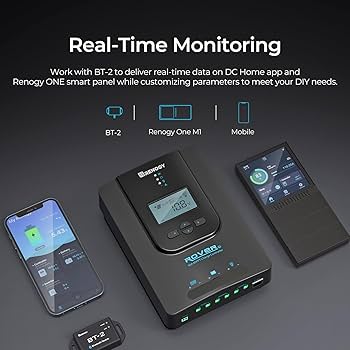 Renogy 40A 12V/24V MPPT Solar Charge Controller , RS485 Port
