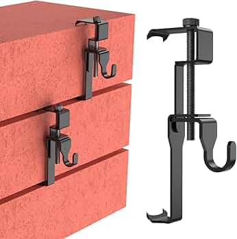 GEZIDEA Brick Hanger,Brick Hooks,Brick Clips for Hanging Outdoor
