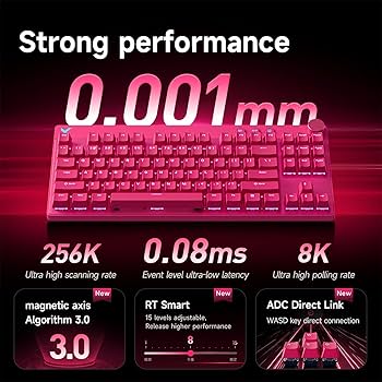 Amazon.com: ZMX MCHOSE Mix 87 Magnetic Switch Rapid Trigger Gaming