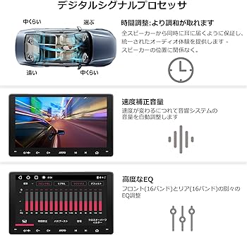 Amazon.co.jp: [9インチQLED] ATOTO S8MS Androidカーナビ、2DIN