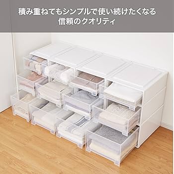 Amazon.co.jp: 天馬 収納ボックス フィッツケース 小物収納 幅33×奥行