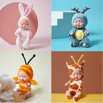 Amazon.co.jp: ミニリボーンドール、リボーンドールおもちゃ、服付き