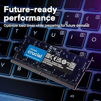 Crucial 32GB DDR5 RAM Kit (2x16GB), 4800MHz CL40 Laptop Memory