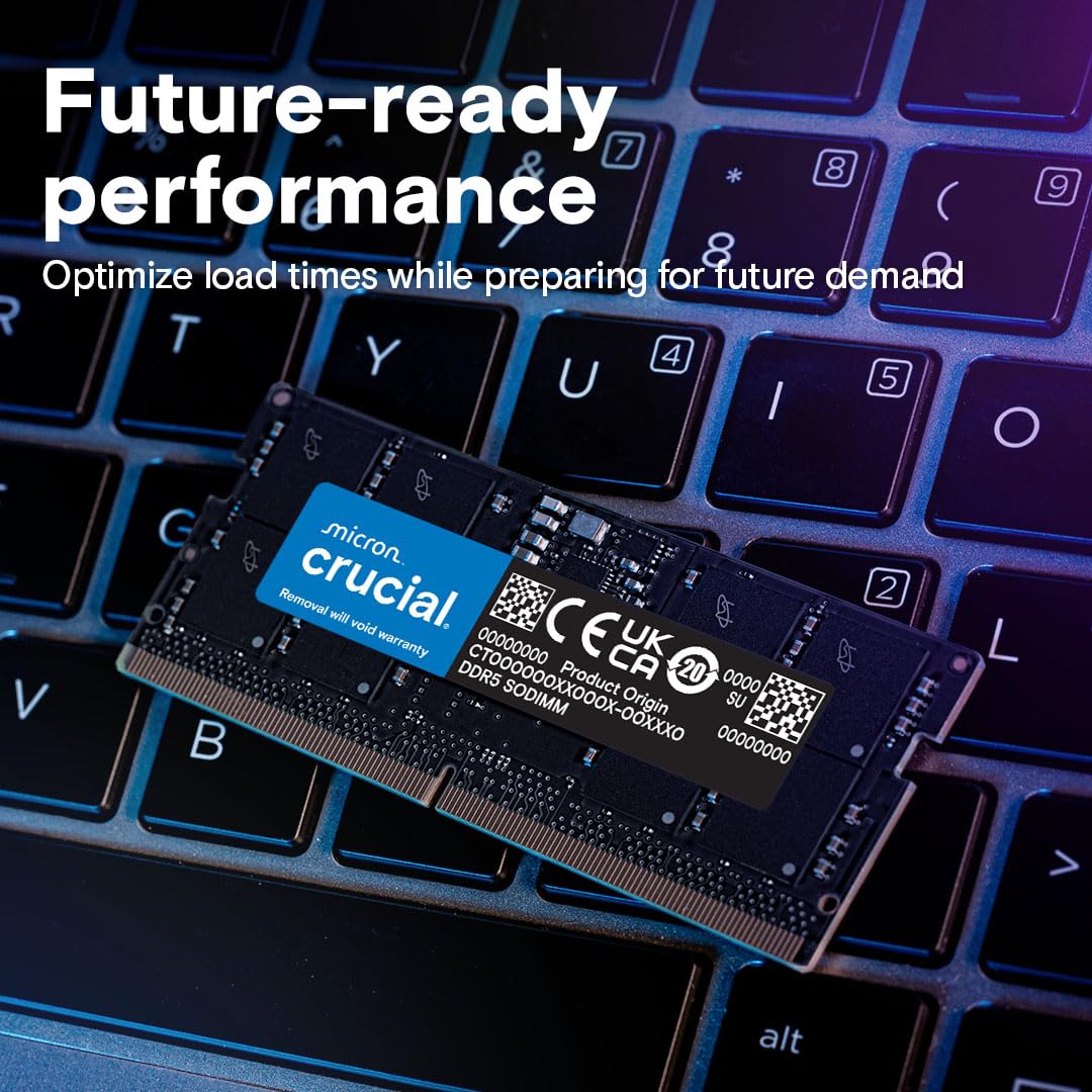 Amazon | Crucial RAM 48GB キット (2x24GB) DDR5 5600MT/s (または