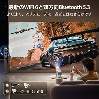 Amazon.co.jp: プロジェクター 家庭用【Netflixライセンス&20WDolby