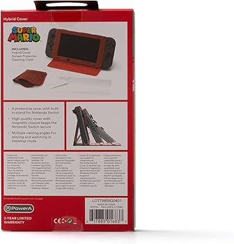 Amazon.com: PowerA Nintendo Switch Hybrid Cover - Super Mario