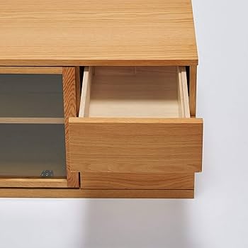 Amazon｜無印良品 木製AVラック・幅90cm・ウォールナット材 幅90×奥行