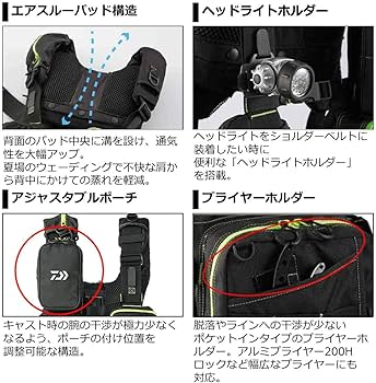 Amazon | ダイワ(DAIWA) フィッシングベスト ベンチクールゲームベスト