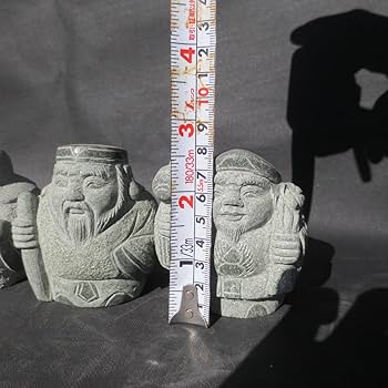 Amazon.co.jp: 七福神 置物 石 御影石 石材 彫刻品 オブジェ 縁起物