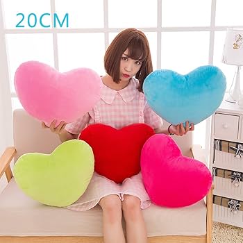 Amazon.co.jp: cici store 20cm ハート型装飾用クッション