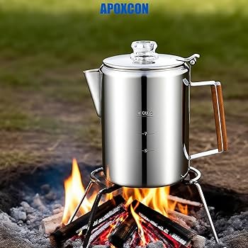 Amazon.com: APOXCON Coffee Percolator Camping Coffee Pot Stainless