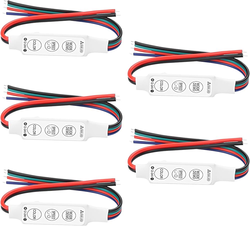 Amazon.com: XMSJSIY Mini Led RGB Controller 3 Keys Led Strip Light