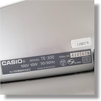 Amazon.co.jp: カシオ レジスター 10部門 小型ドロア分離型 TE-300