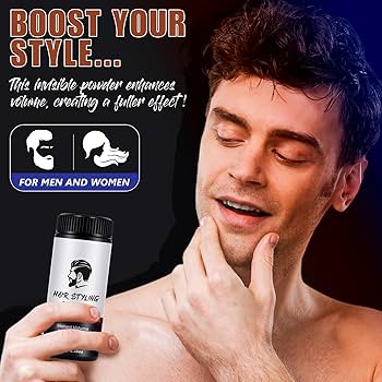 Amazon.com: ISUNRISE Hair Styling Powder for Men - Texture Powder