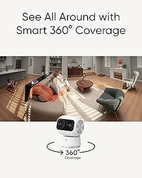 Amazon.com : eufy Security 4K UHD Indoor Cam S350, Dual Cameras, 8