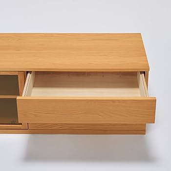 Amazon｜MUJI 無印良品 木製AVラック 幅150×奥行44×高さ50.5cm
