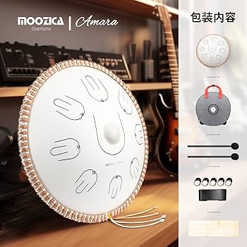 Amazon | MOOZICA スリットドラム タングドラム 14インチ 17音符 ハ