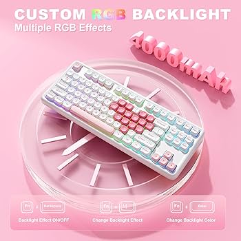 Amazon | YUNZII B87 ワイヤレスメカニカルキーボード ゲーミング