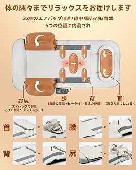 Amazon | Yutabelu 立体エアーマット エアーストレッチマット 首/背中