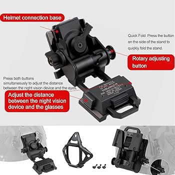 Amazon.co.jp: fma戦術airsoft an / pvs31ヘルメットダミーナイト