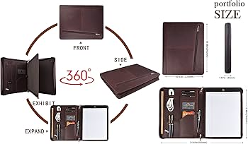 Amazon.co.jp: プロフェッショナルポートフォリオ 本革 パッドフォリオ