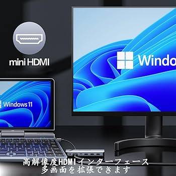 Amazon.co.jp: 8インチ UMPC HDタッチスクリーン ポータブル 2-in-1