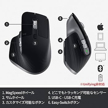 Amazon.co.jp: ロジクール MX MASTER 3 アドバンスド ワイヤレスマウス
