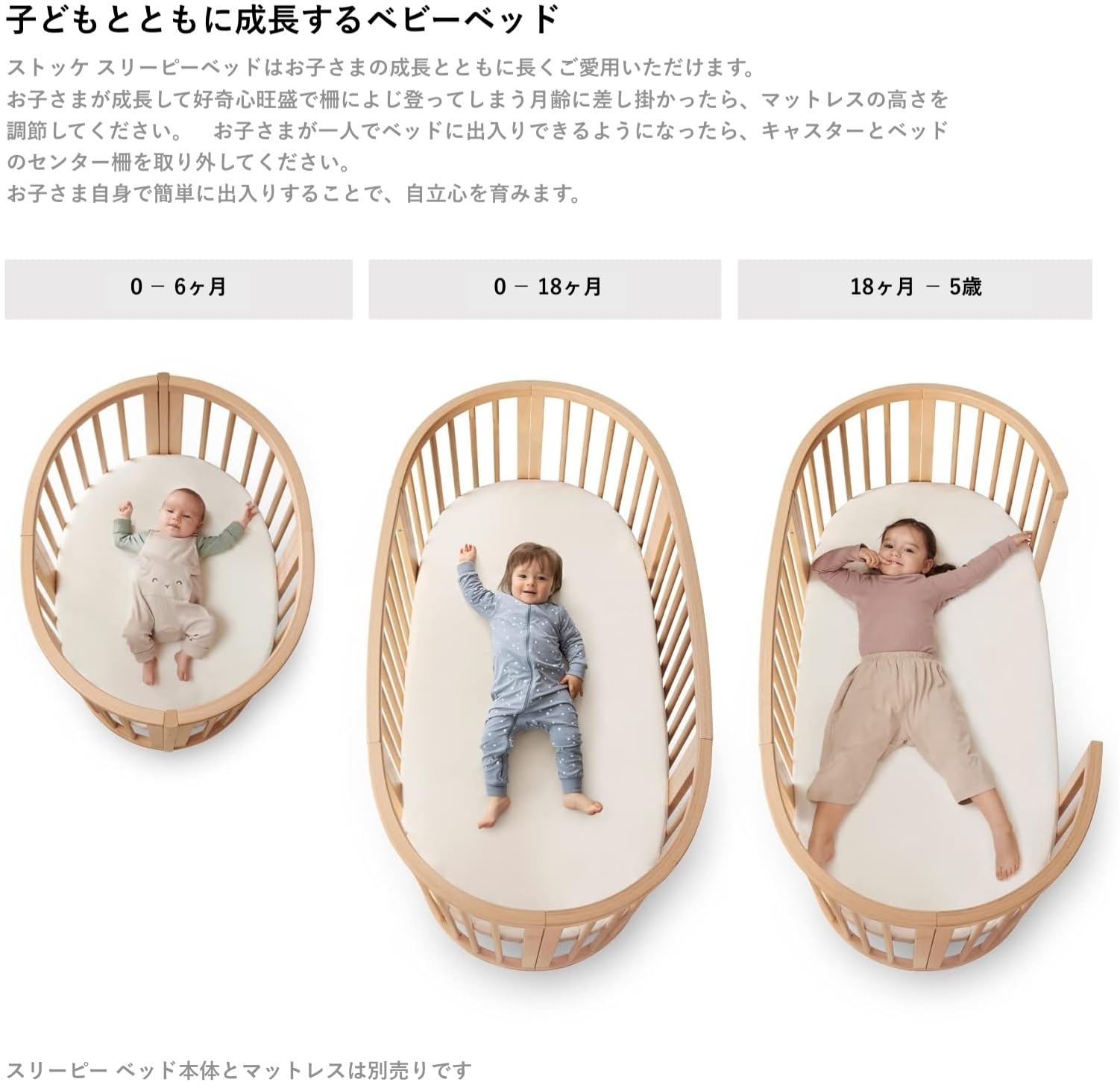 Amazon.co.jp: Stokke(ストッケ)【公式】スリーピー ミニベッド 防水