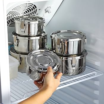 Amazon.com: Zopeal 6 Pcs Stainless Steel Food Storage Containers