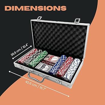 Amazon | Tradeopia 300ポーカーチップセット アルミケース付き