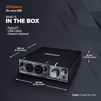 Amazon.co.jp: Roland rubix22 | 2 x 2 USBオーディオインターフェイス