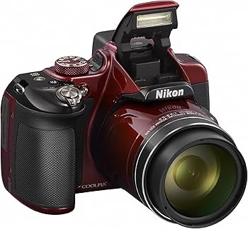 Amazon | Nikon デジタルカメラ P600 光学60倍 1600万画素 レッド