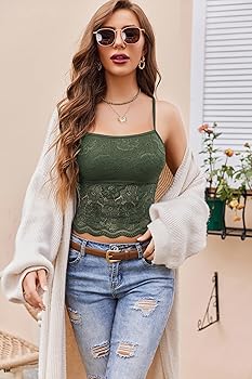 Avidlove Womens Camisole Lace Spaghetti Strap Tank Top Tube Slim