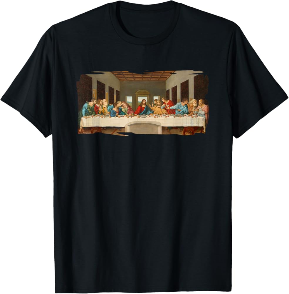 Amazon.com: Last Supper by Leonardo Davinci T-Shirt : Clothing