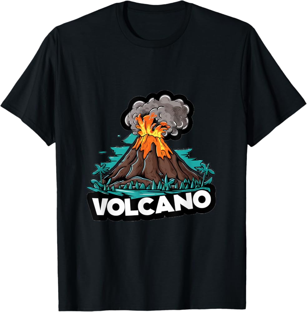 Amazon.com: Volcano T-Shirt : Clothing, Shoes & Jewelry