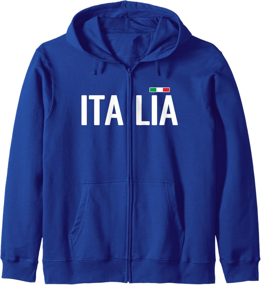 Amazon.com: Italy Italian Italia Zip Hoodie : Clothing, Shoes