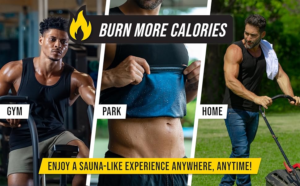 Amazon.com: Sweat Spark Men's Sweat Vest - Enhance Your Workouts