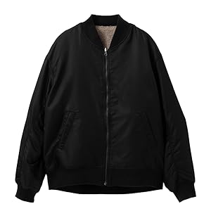 Amazon | [NAVY] ネイビー MA-1 フライトジャケット メンズ 撥水