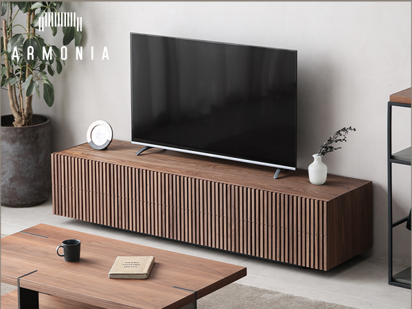 Amazon｜アルモニア (Armonia) テレビボード【Lussy】 (ブラウン, 2200