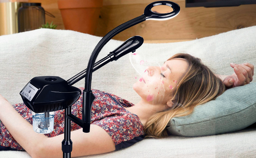 Amazon.com: Professional Facial Steamer on Wheels, 2-in-1 Facial