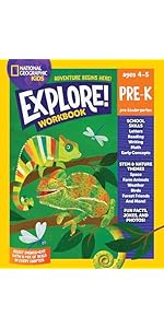 National Geographic Kids Explore! Workbook Pre-K: National