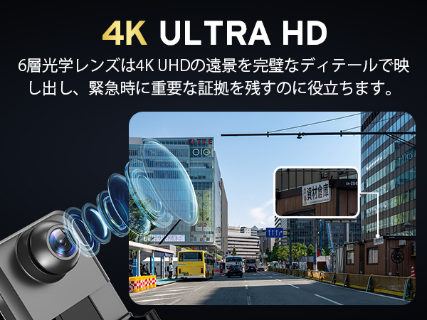 Amazon.co.jp: ドライブレコーダー ミラー型【2025年 4KHD画質・降圧